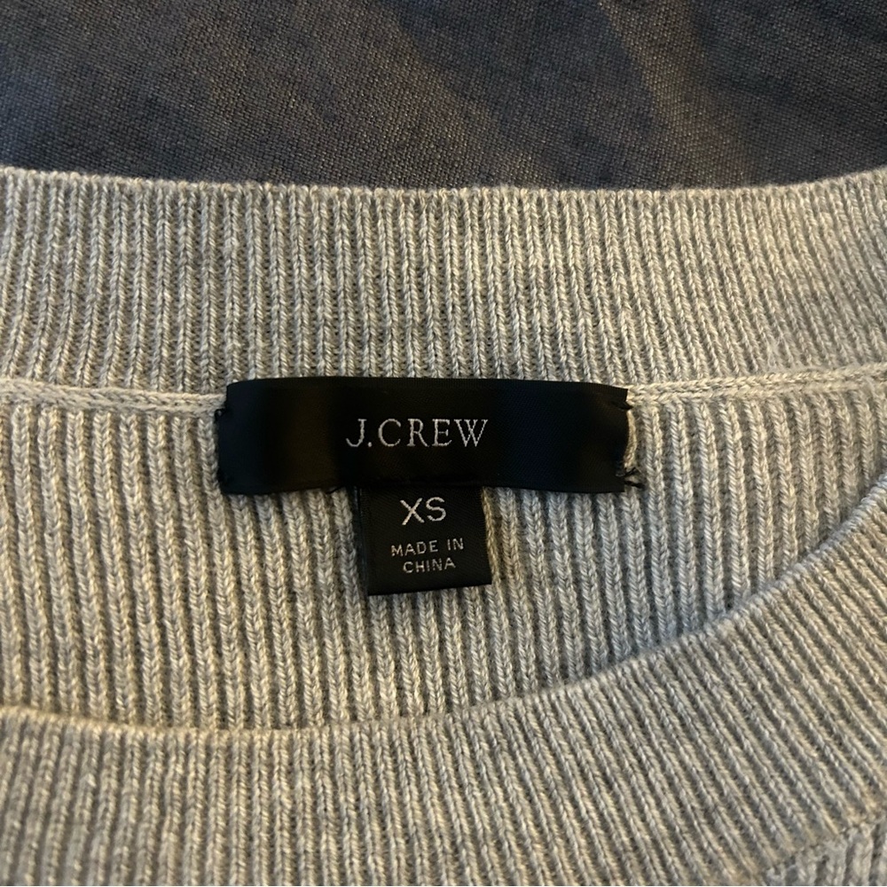 J. Crew Light Gray Women's Sweater - Picture 3 of 4